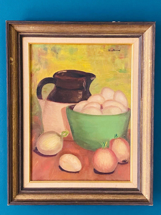 Franklin Chenault Watkins - Still Life - Oil On Canvas Board - Framed Fine Art - Signed -  Wall Decor - Wall Art