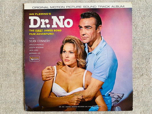 Dr. No - Ian Flemming's James Bond - Monty Norman- 1963 - United Artists Records - UAL 4108 - Vintage Vinyl LP