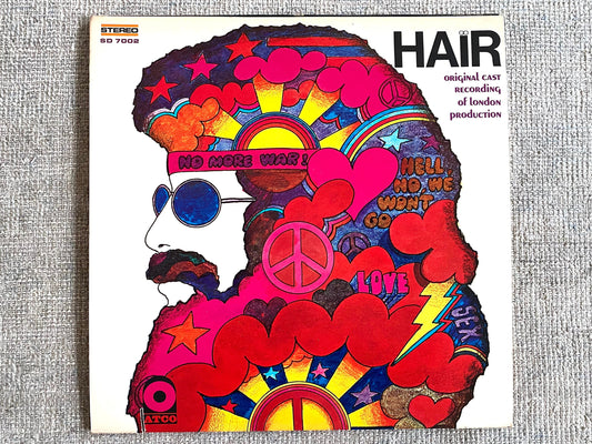 Hair Original Cast Recording - 1969 - ATCO Records - SD 7002 - Promo Copy - Vintage Vinyl LP