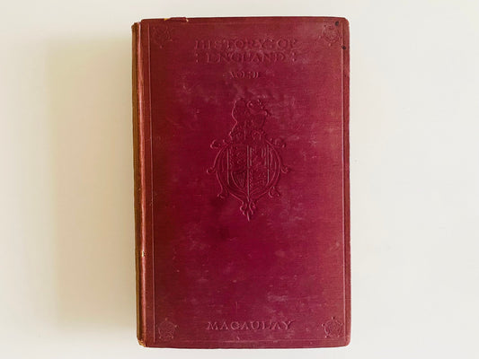 The History of England by Lord Macaulay - First Edition - Volume 2 of 5 - Chatto & Windus Publishing 1905 - Rare Books - Antique Books