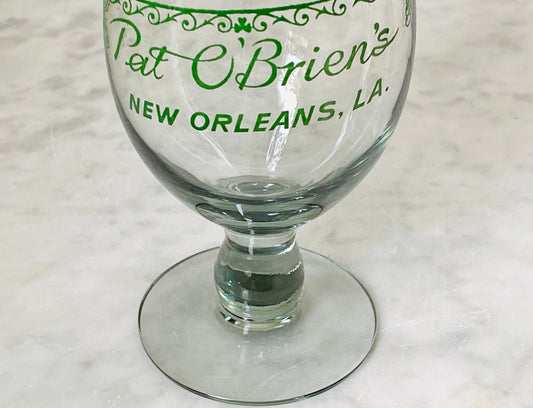 Vintage (Set of 2) Pat Obriens New Orleans Hurricane Glasses In Original Packaging- Barware -  Colorful Vintage Glassware