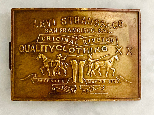 Vintage 1960s Levi Strauss Tiffany & Co Western Belt Buckle - Western - Fashion - Apparel