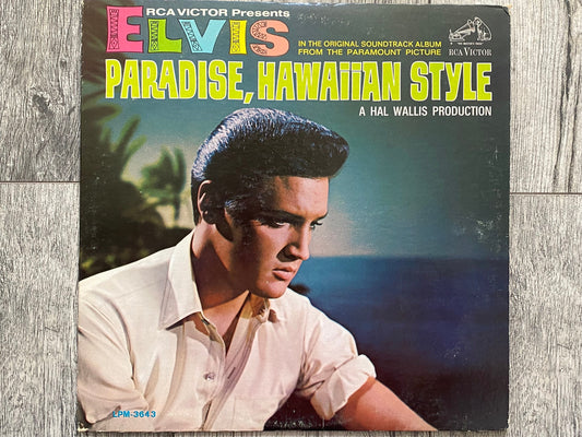 Elvis Presley - Paradise, Hawaiian Style (1966 Original Soundtrack)- RCA Victor - LPM 3643 - Vintage LP - Vintage Vinyl