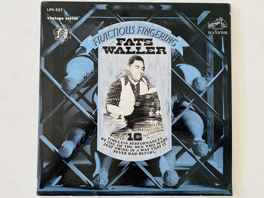 Fats Waller - Fractious Fingering - 1967 Jazz - RCA Victor - LPV 537 - Vintage LP - Vintage Vinyl