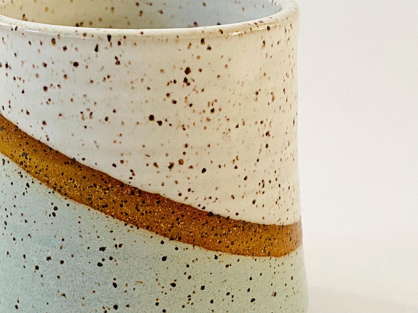 Studio Pottery (Set of 2) Rachael Pots Speckled Art Pottery Stoneware Mugs - Studio Pottery - Art Pottery - Home Decor